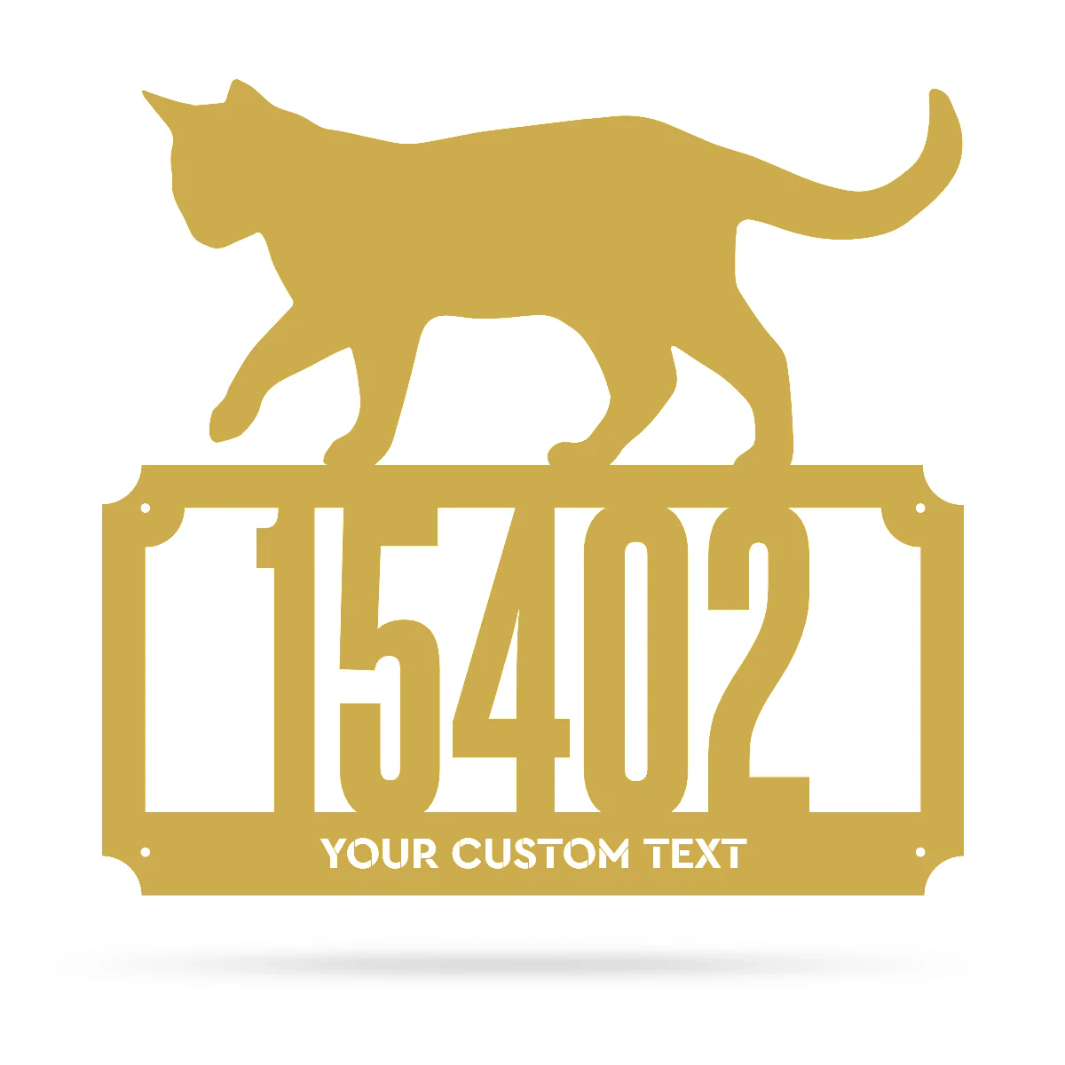 2 Line Cat Address Monogram - Image 6