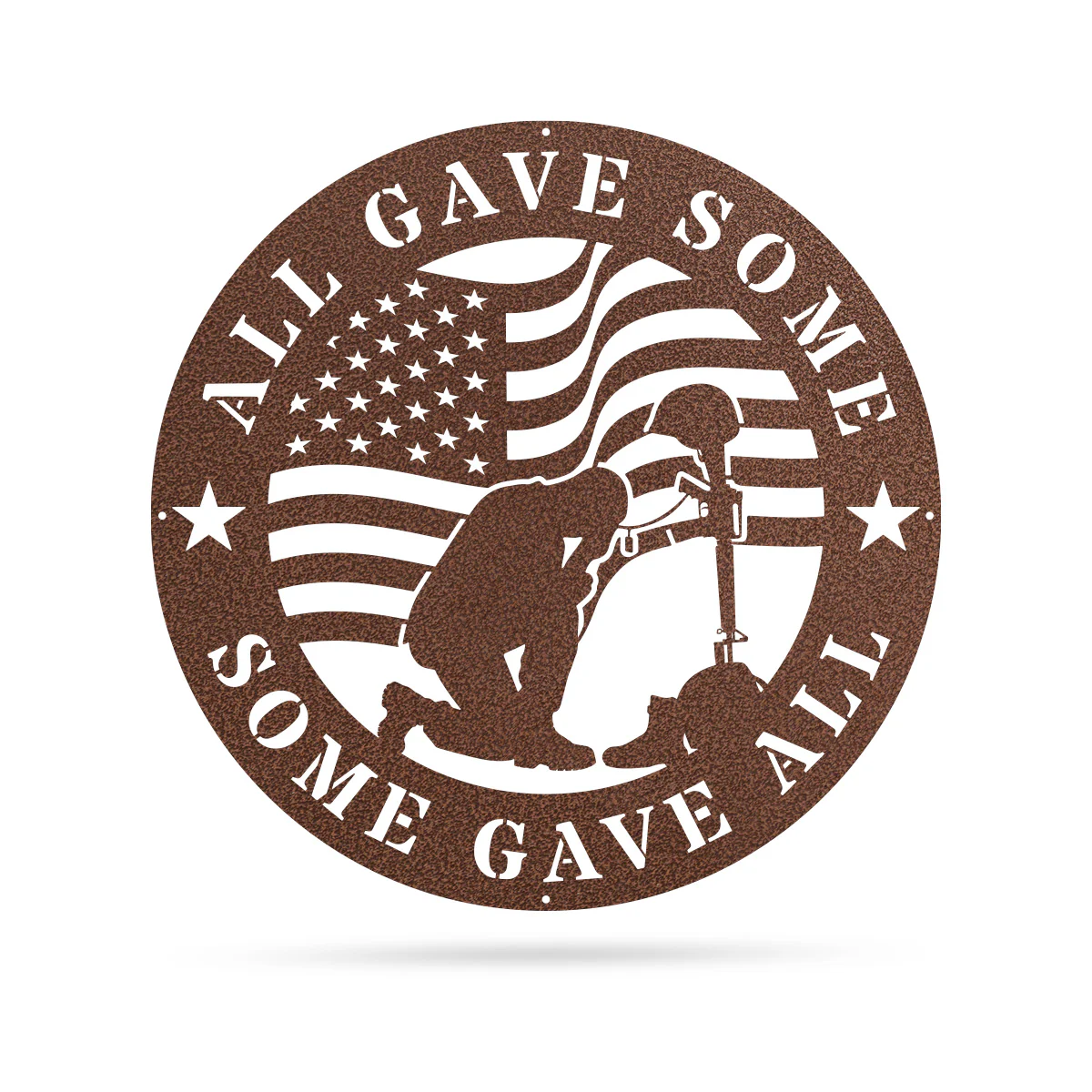 All Gave Some, Some Gave All Metal Memorial Sign - Image 5