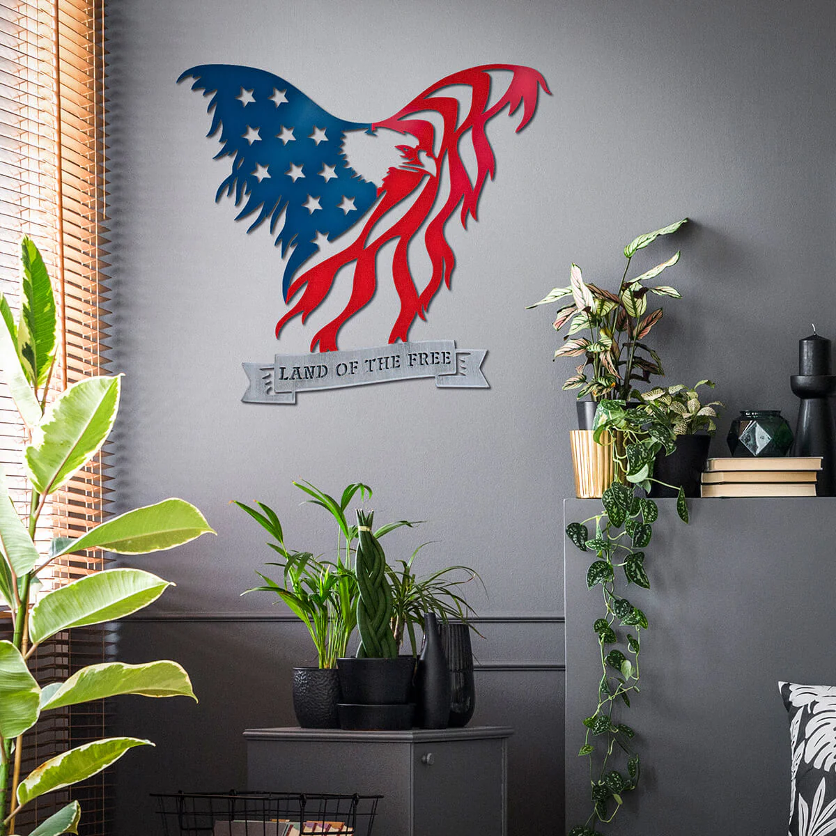 American Flag Eagle Wall Art