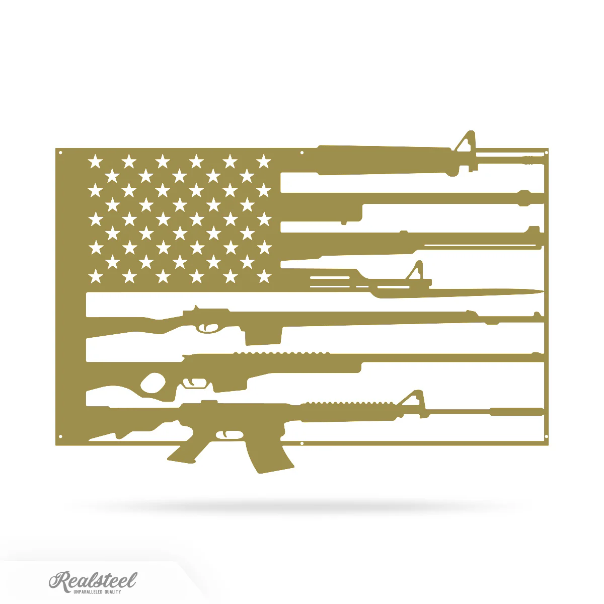 American Flag Gun Monogram - Image 3