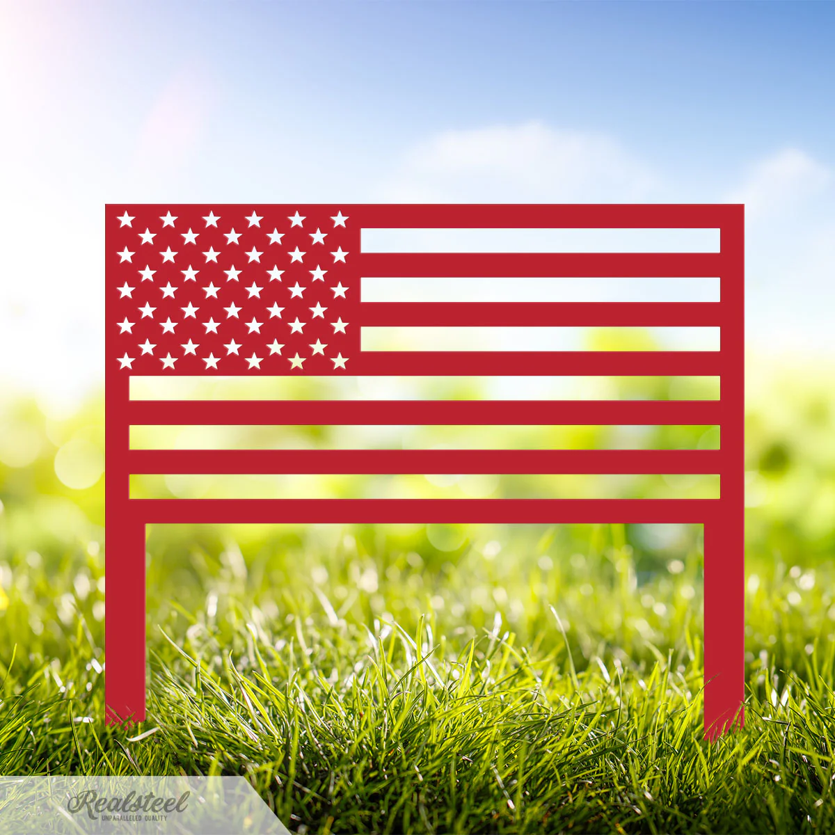 American Flag Stake