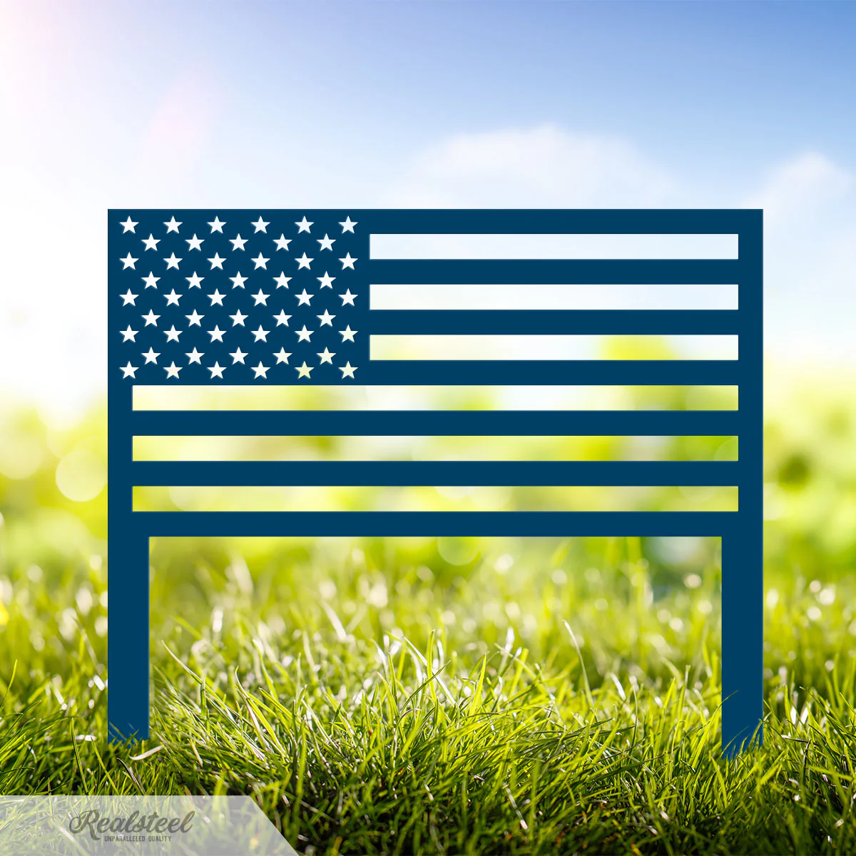 American Flag Stake - Image 2