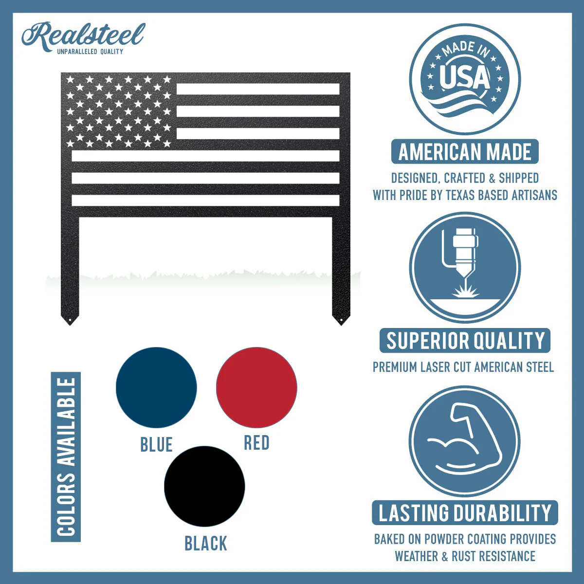 American Flag Stake - Image 4