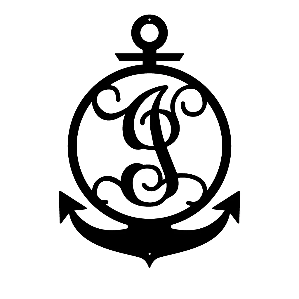 Anchor Initial Monogram - Image 13