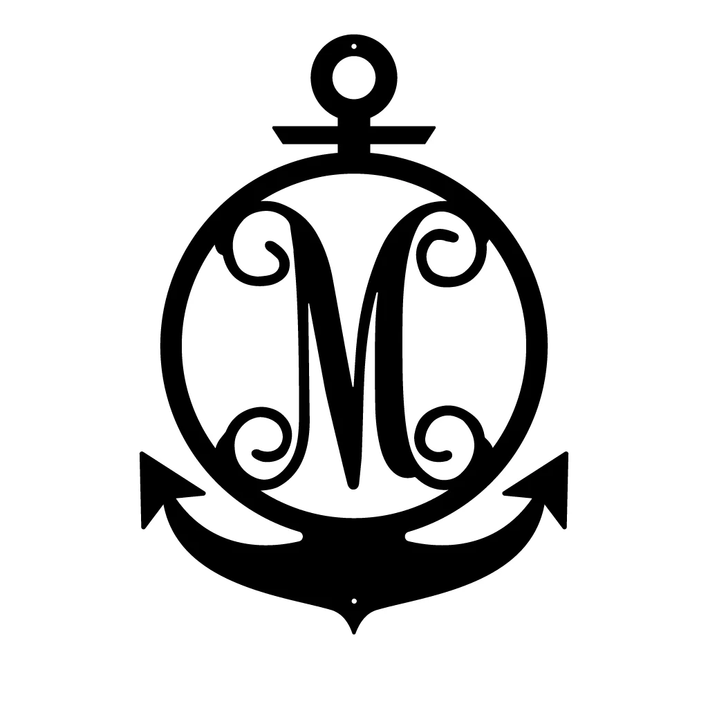 Anchor Initial Monogram - Image 17
