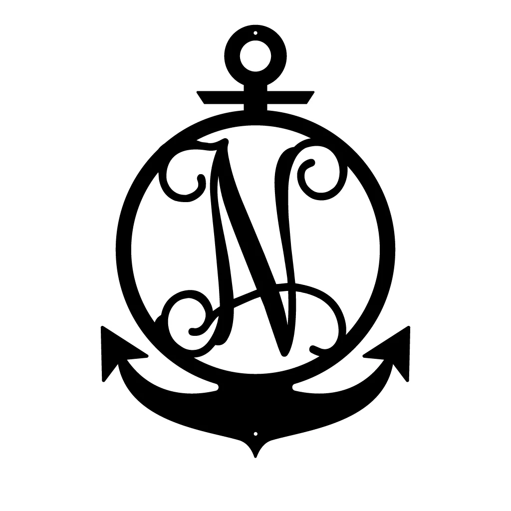 Anchor Initial Monogram - Image 18