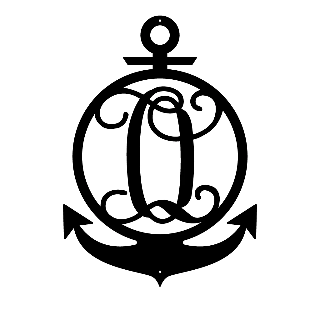 Anchor Initial Monogram - Image 19