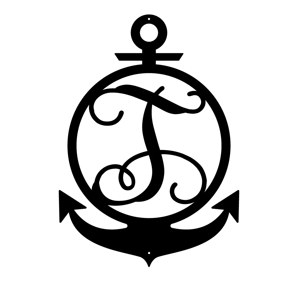 Anchor Initial Monogram - Image 24