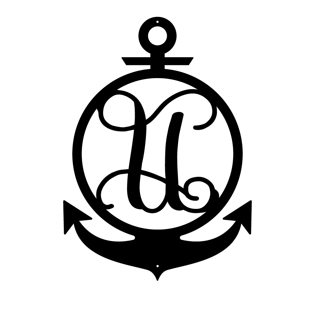 Anchor Initial Monogram - Image 25