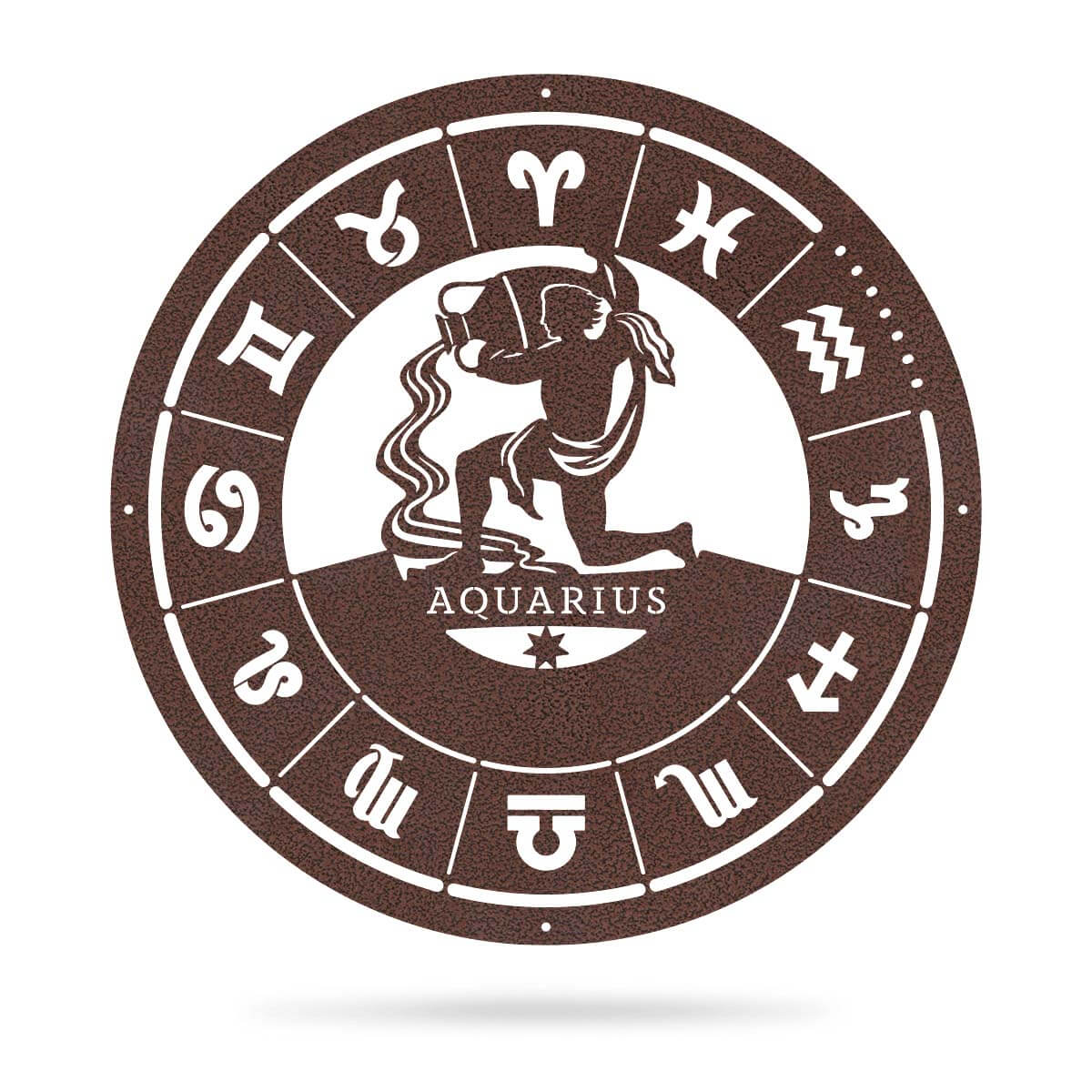Aquarius - Zodiac Monogram - Image 10