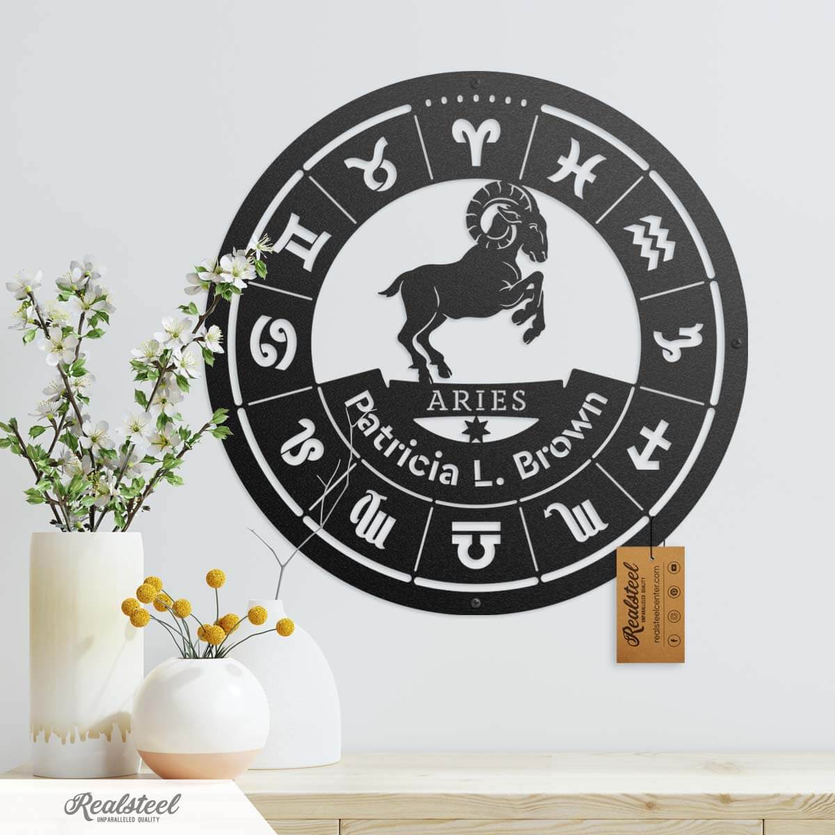 Aries - Zodiac Monogram - Image 4