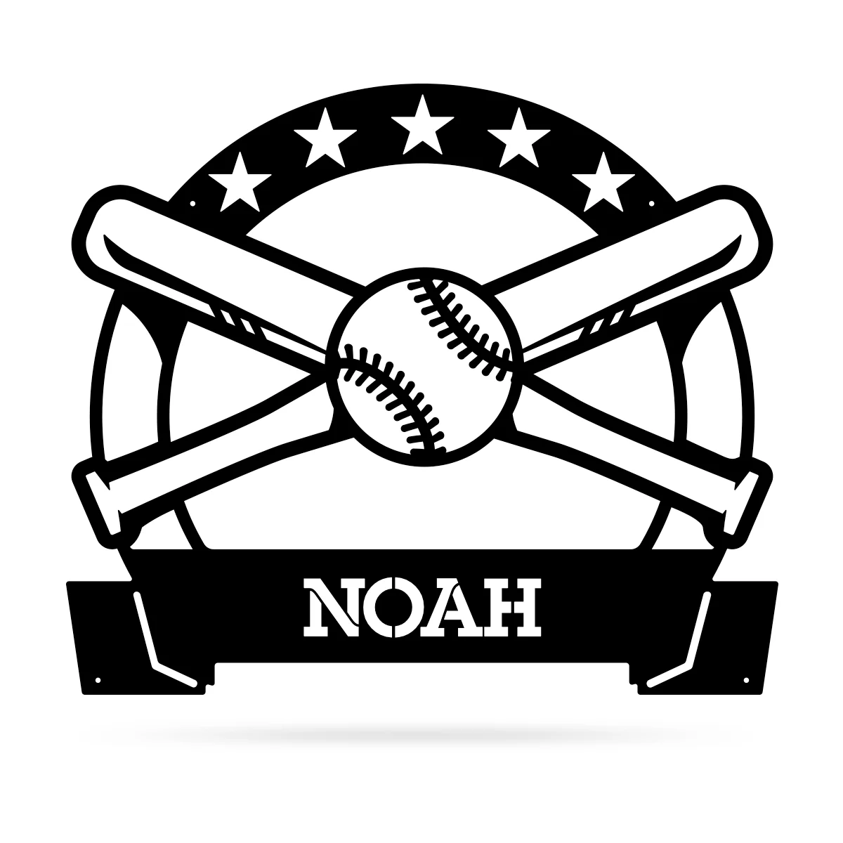 Bat and Ball Monogram - Image 3