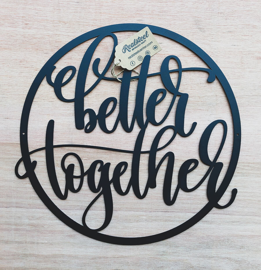 Better Together Wall Sign - Image 3