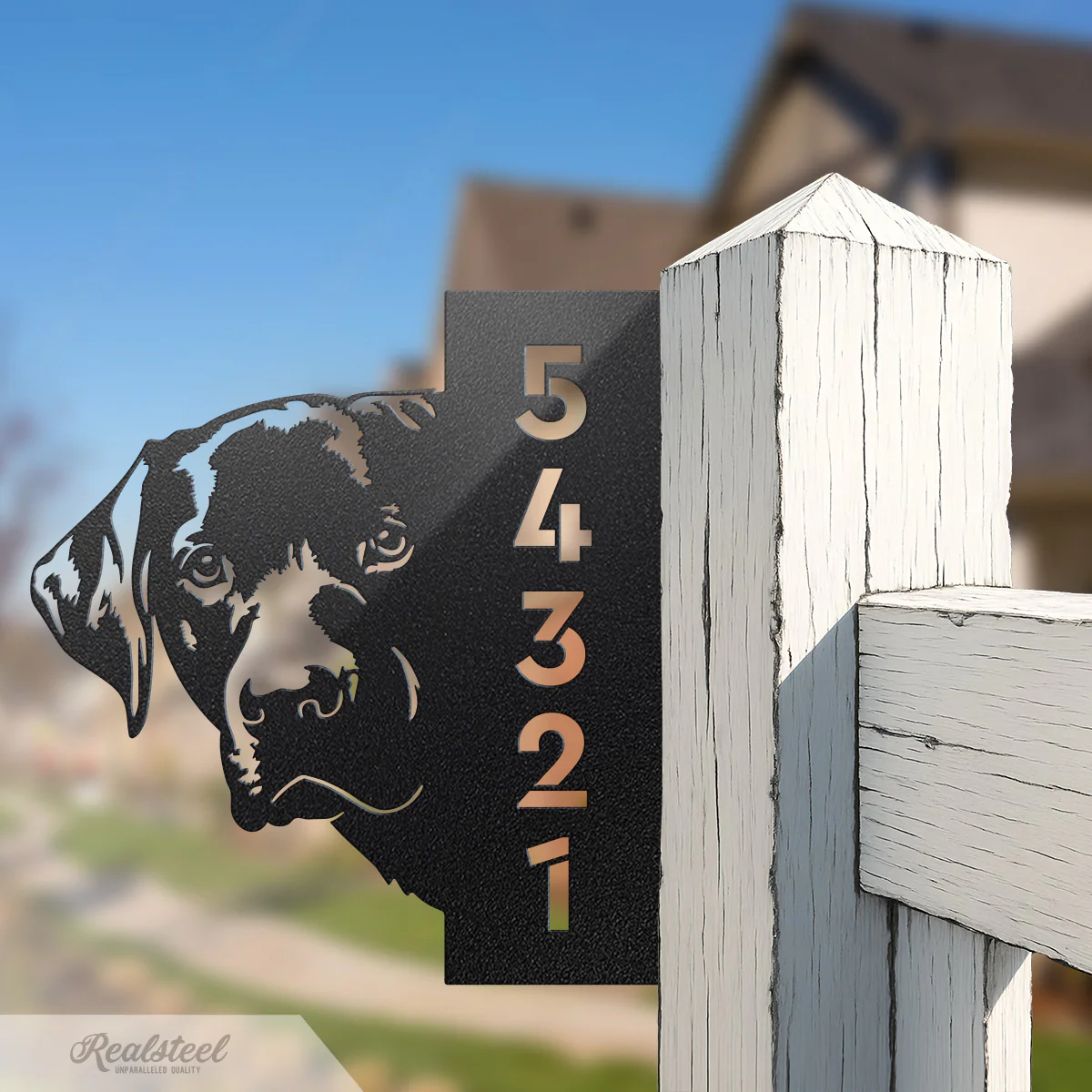 Beware of Dog Address Sign - Image 7