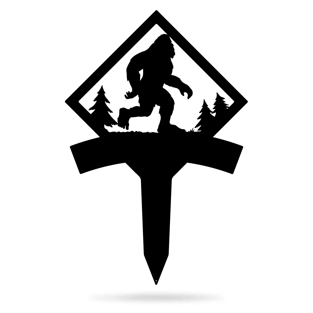 Bigfoot Monogram Yard Sign - Image 2