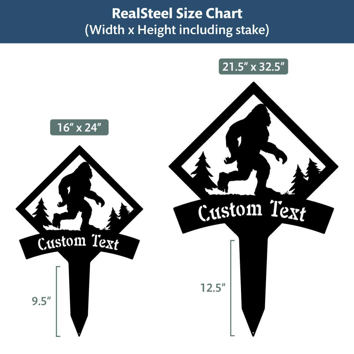 Bigfoot Monogram Yard Sign - Image 5