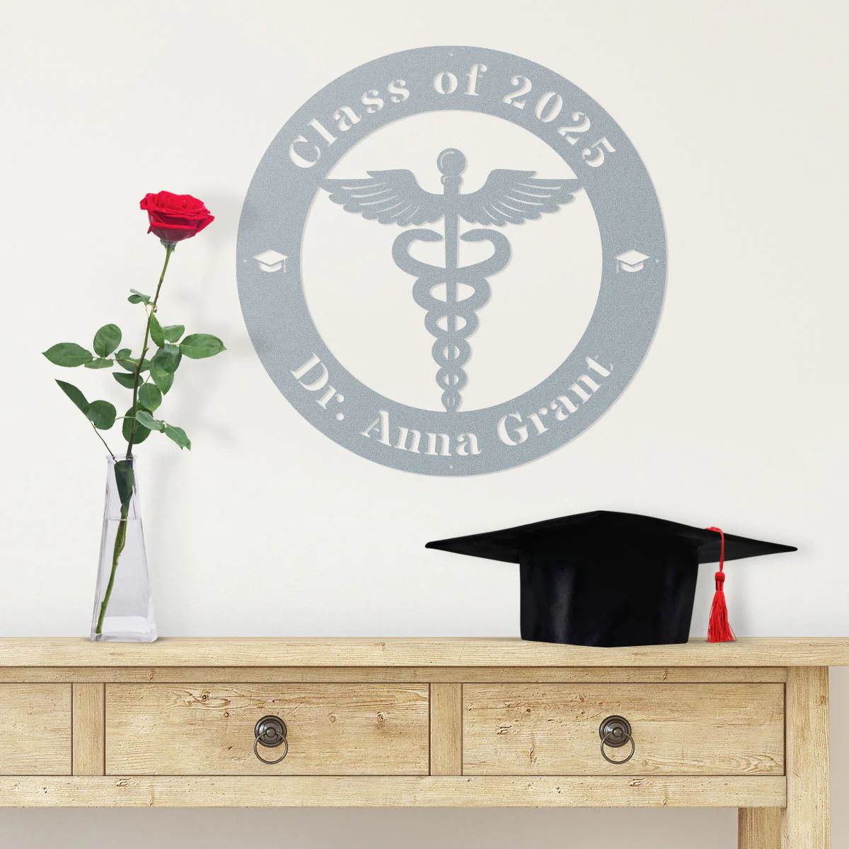 Caduceus Graduation Monogram - Image 3