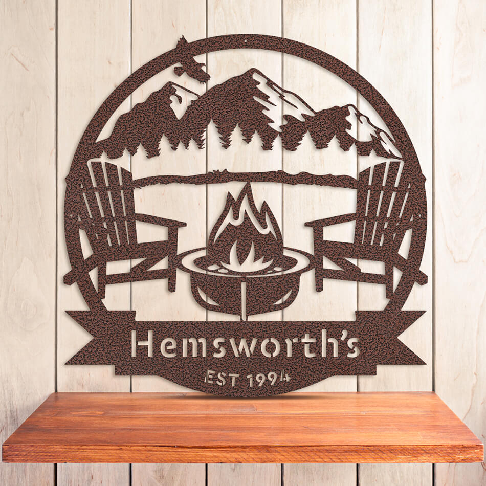 Personalized Campfire Monogram - Image 4