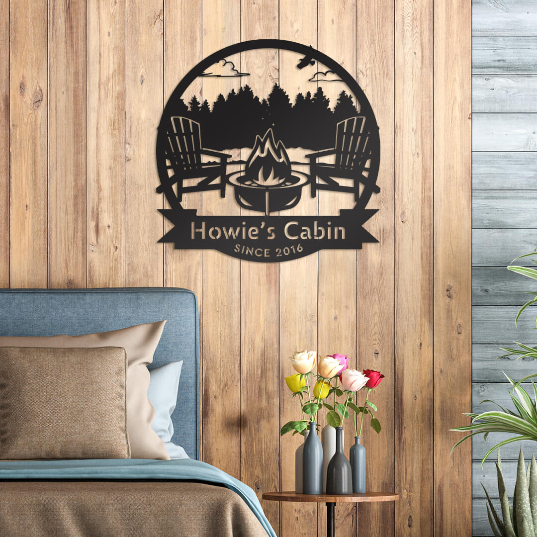 Personalized Campfire Monogram - Image 7