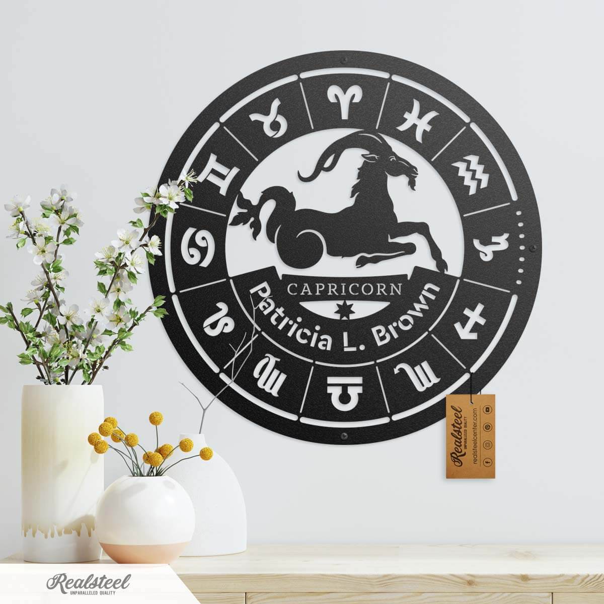 Capricorn - Zodiac Monogram - Image 4