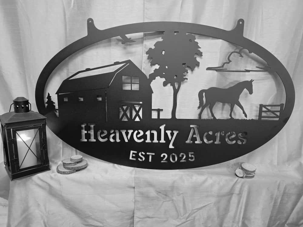 Metal Personalized Choose Your Farm Sign - Image 9