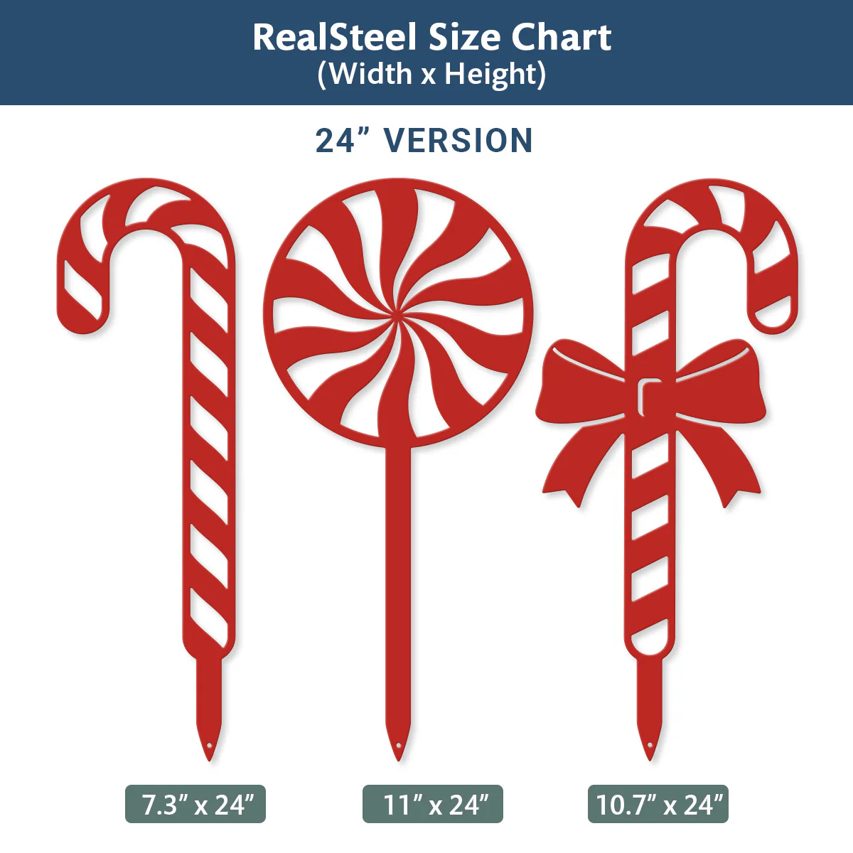 Christmas Candy Cane Stakes - Image 2