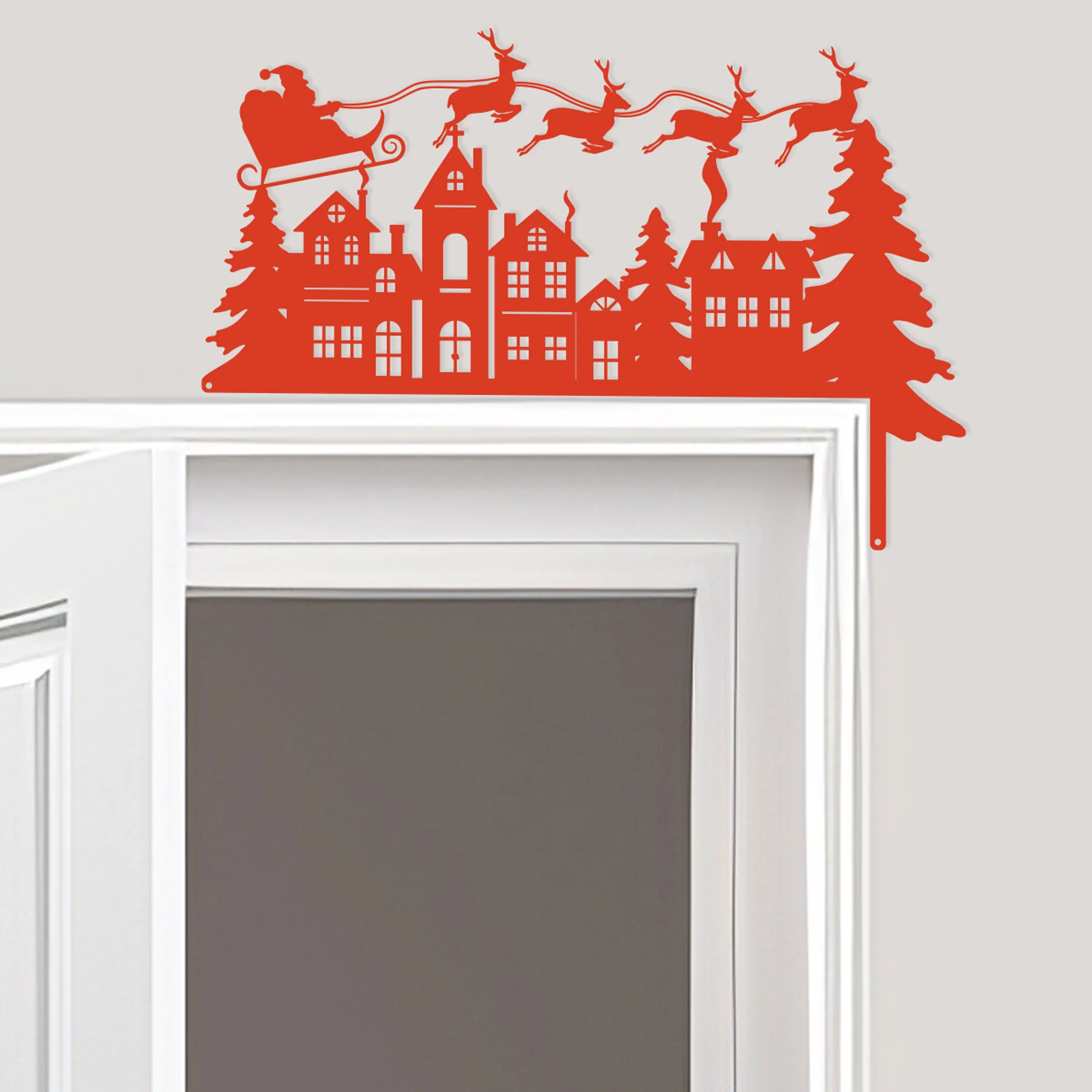 Christmas Door Corner Decor