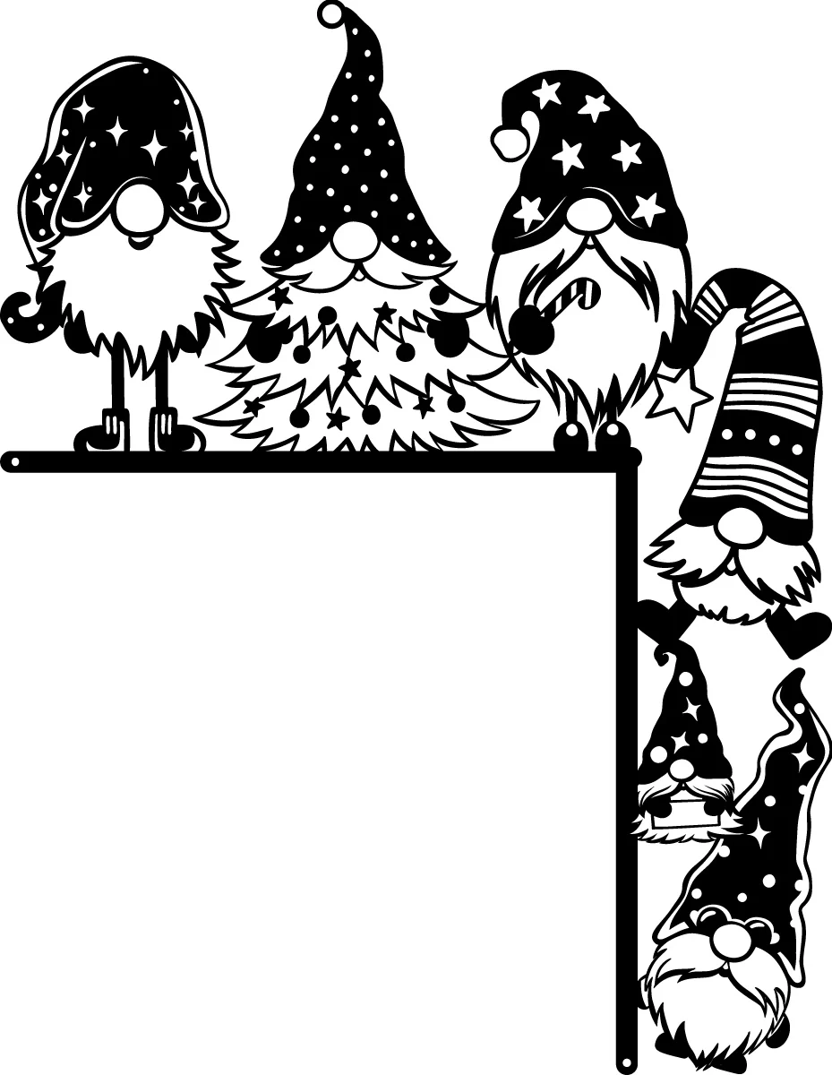 Christmas Door Corner Decor - Image 8