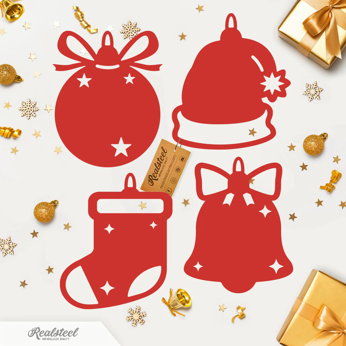 Commemorative Christmas Ornament Monogram - Image 3
