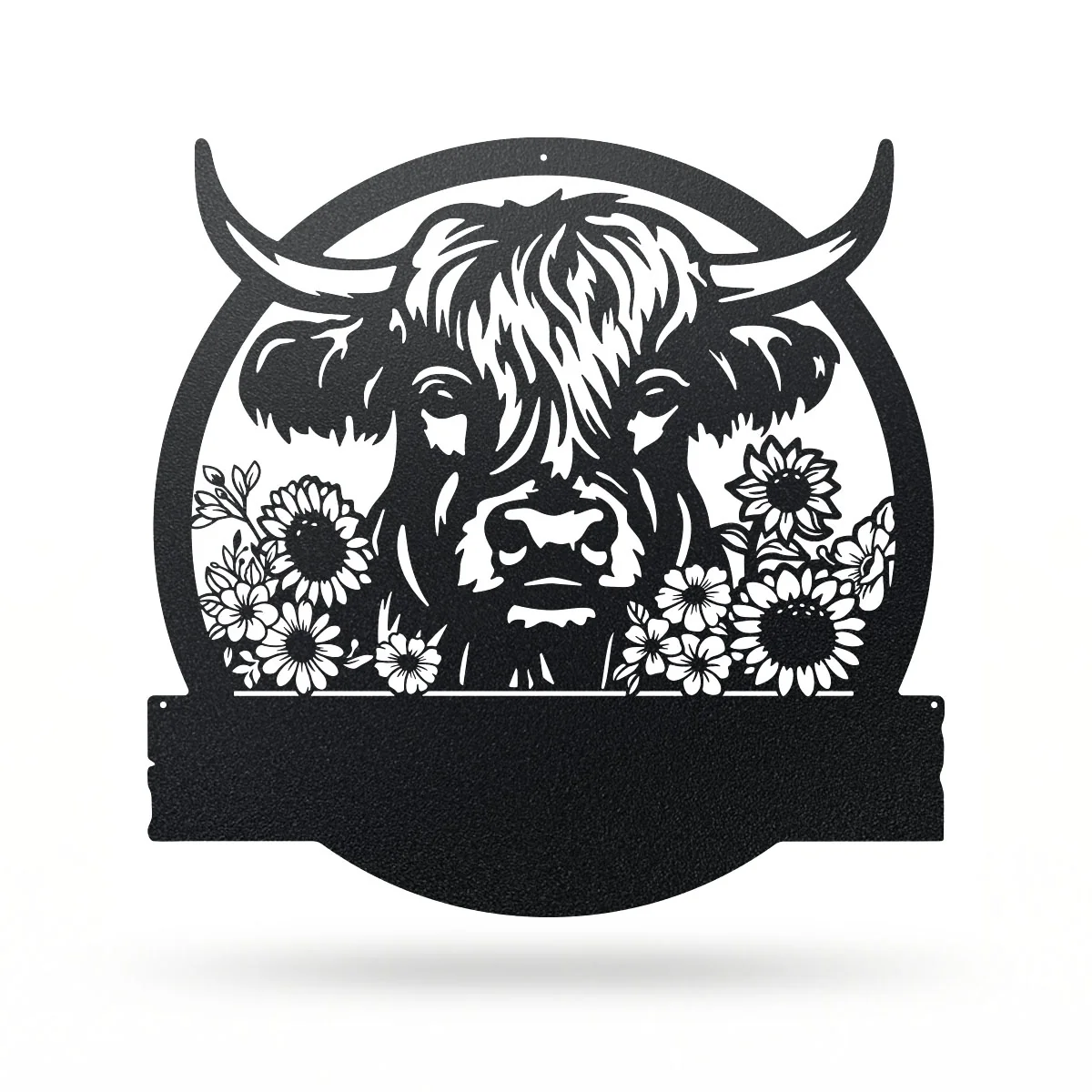 Cow Farm Monogram – Personalized Metal Sign for Farmhouse & Ranch Decor - Image 3