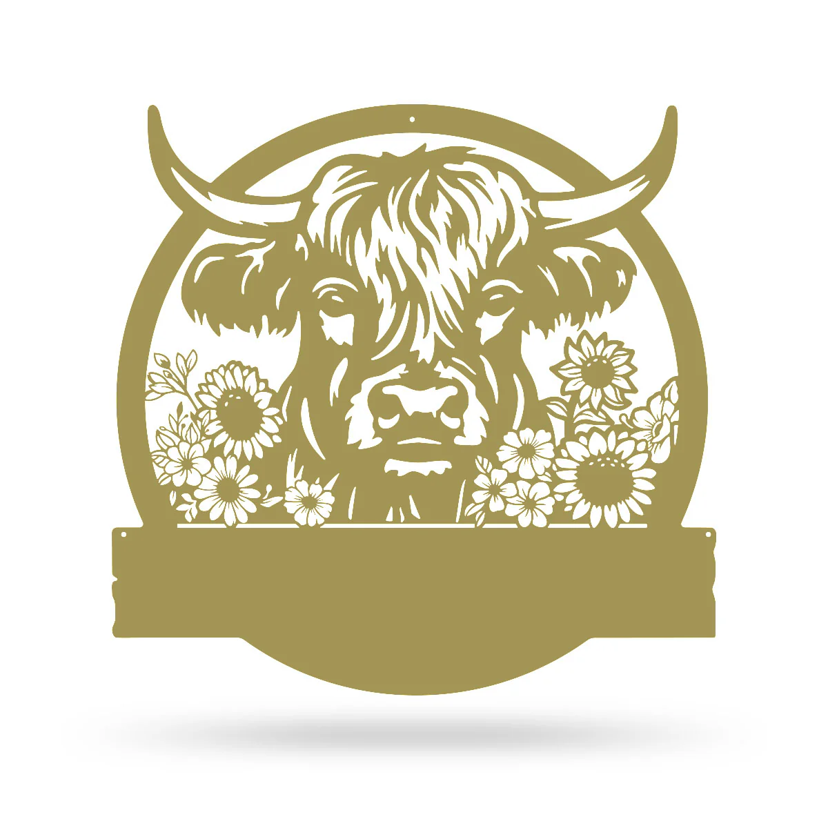 Cow Farm Monogram – Personalized Metal Sign for Farmhouse & Ranch Decor - Image 6