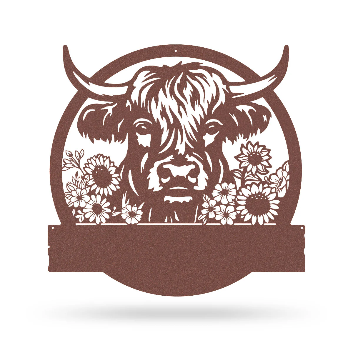 Cow Farm Monogram – Personalized Metal Sign for Farmhouse & Ranch Decor - Image 7