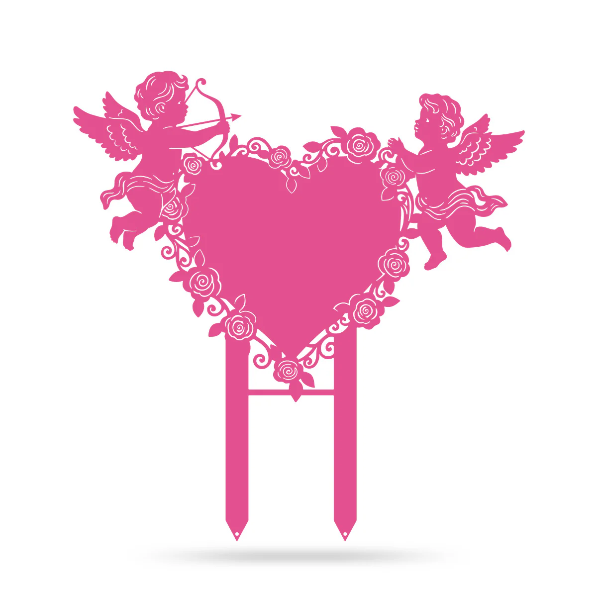 Cupids Heart Monogram Stake - Image 11