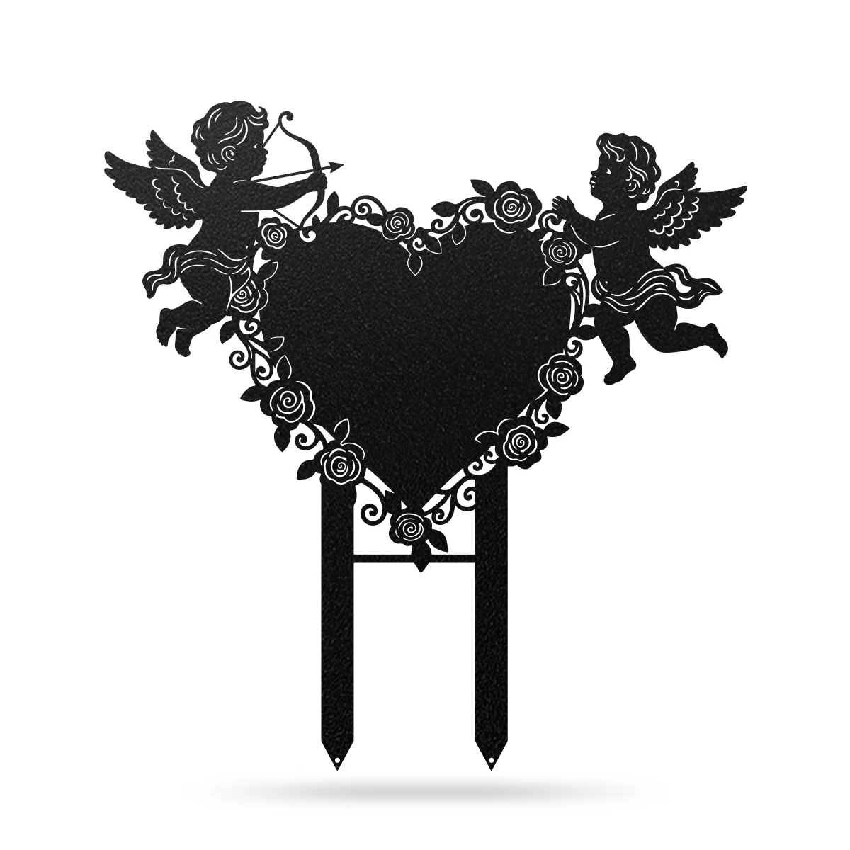 Cupids Heart Monogram Stake - Image 4