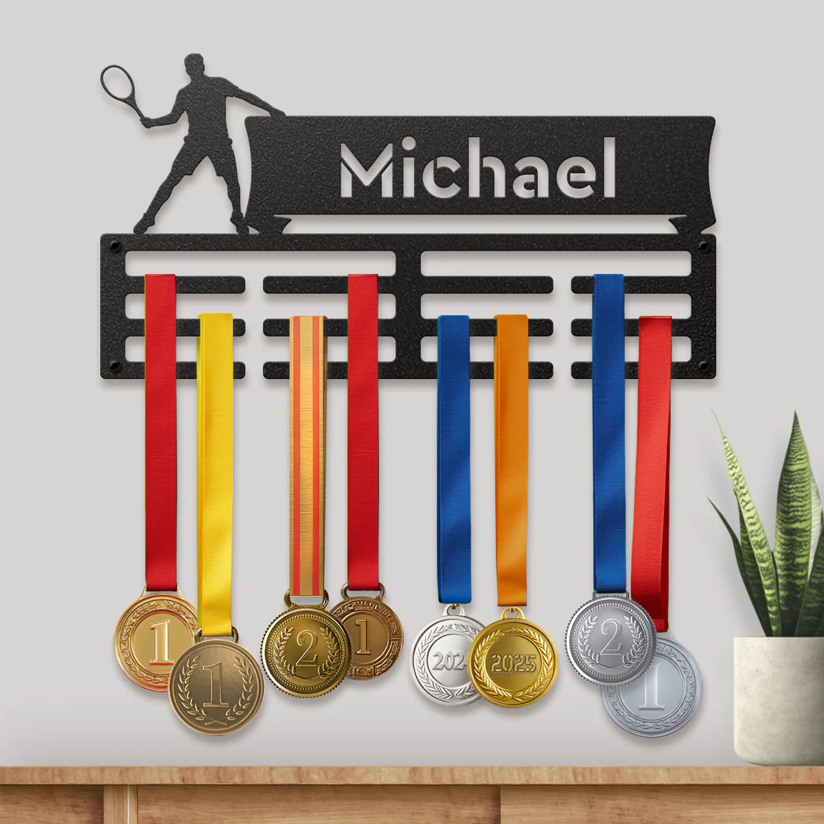 Customized Name Medal Hanger - Image 3