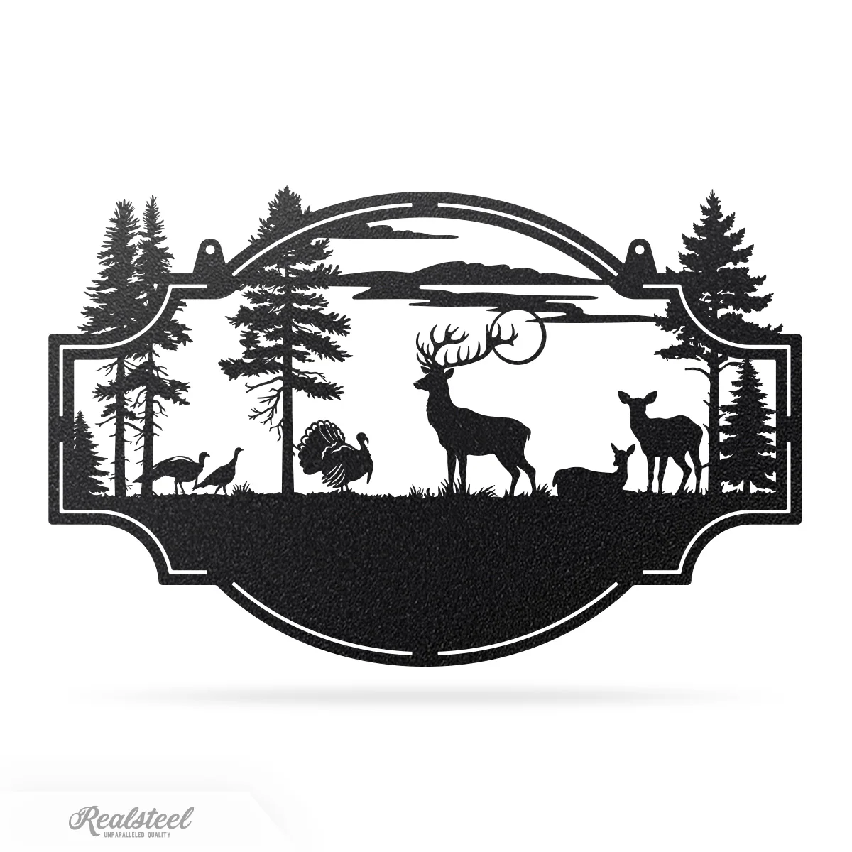 Deer Forest Horizontal Monogram - Image 5