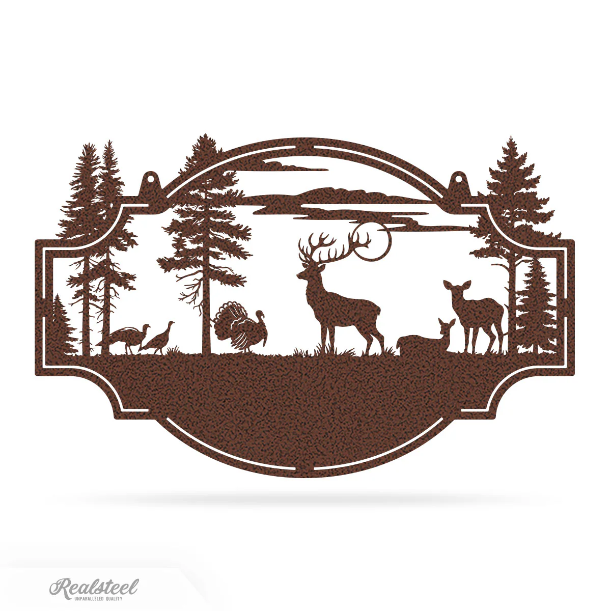 Deer Forest Horizontal Monogram - Image 6