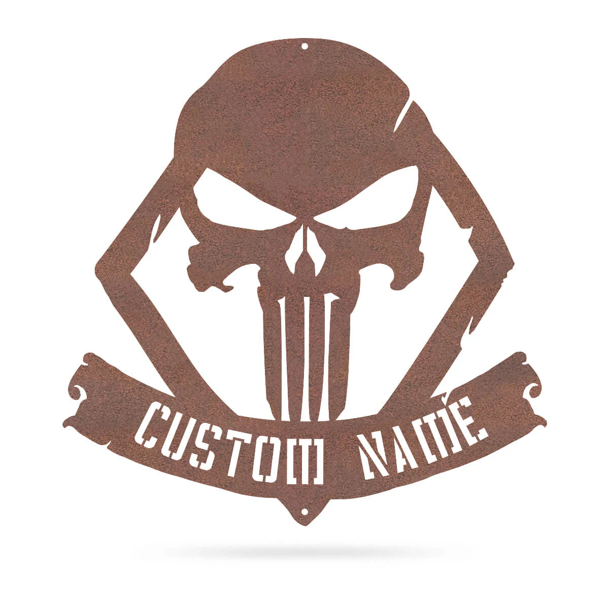 Distressed Skull Monogram Sign - Image 9