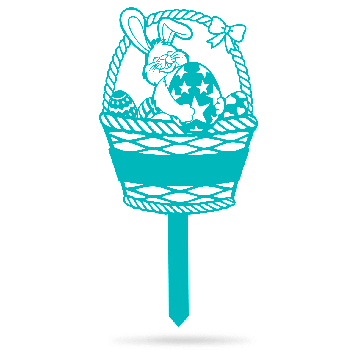 Easter Bunny Monogram Yard Sign - Image 10