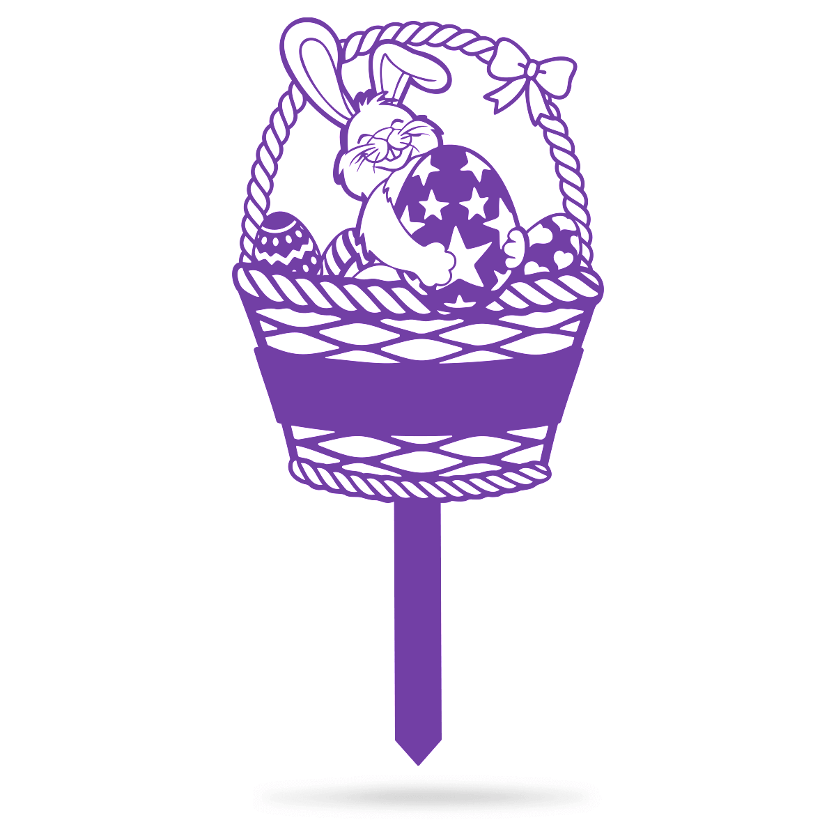 Easter Bunny Monogram Yard Sign - Image 11