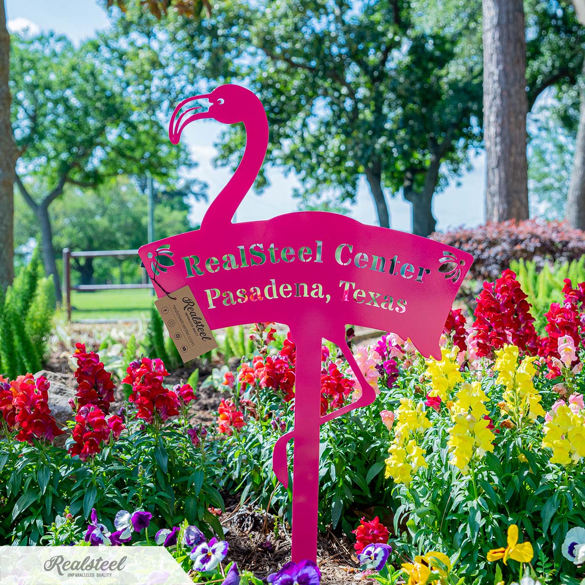 Flamingo Monogram Yard Sign - Image 4