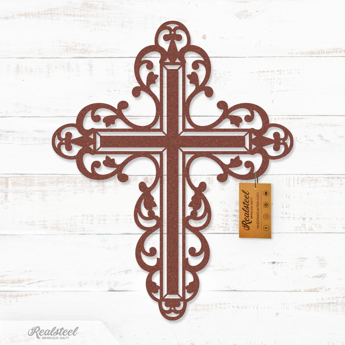 Floral Cross Wall Art - Image 5