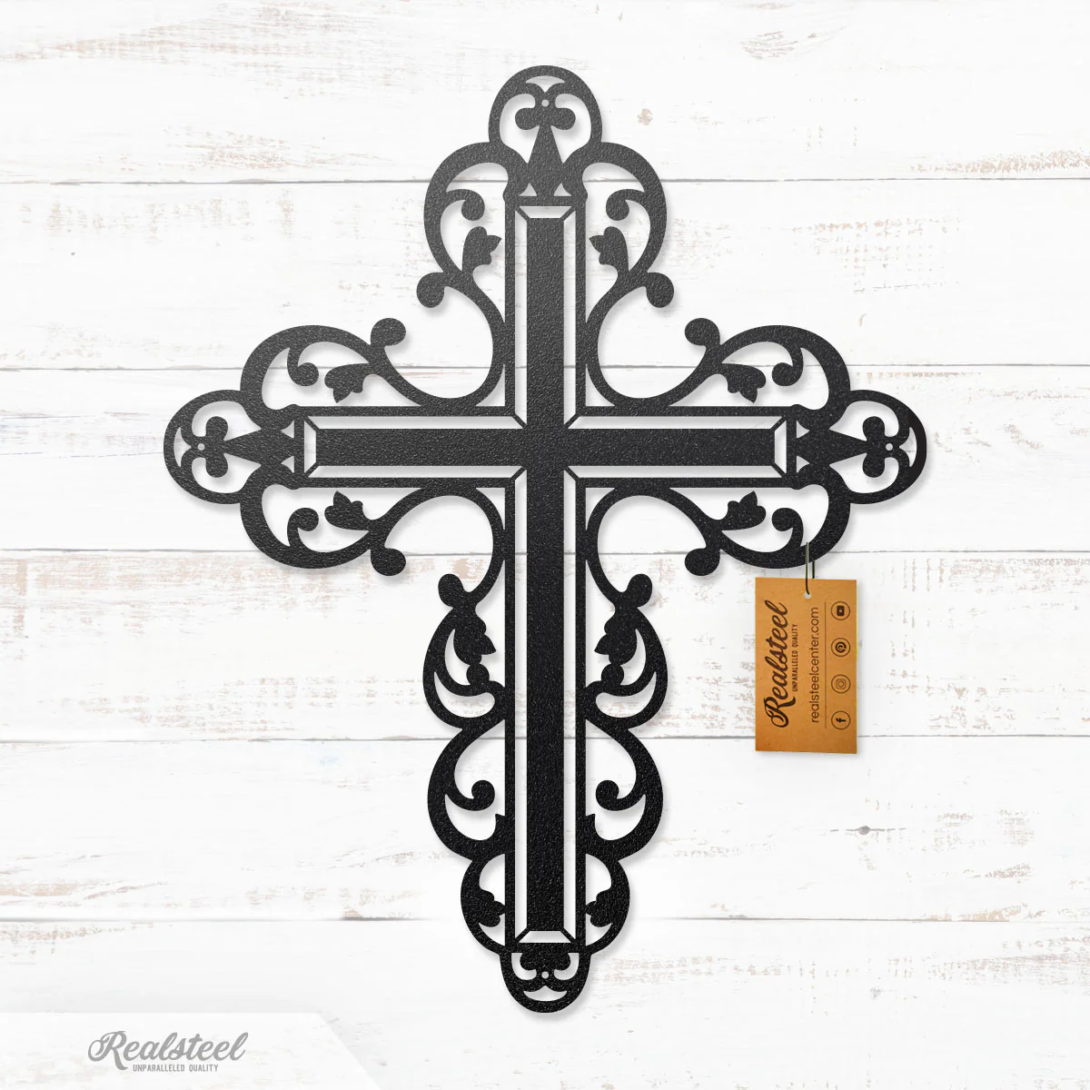 Floral Cross Wall Art - Image 9