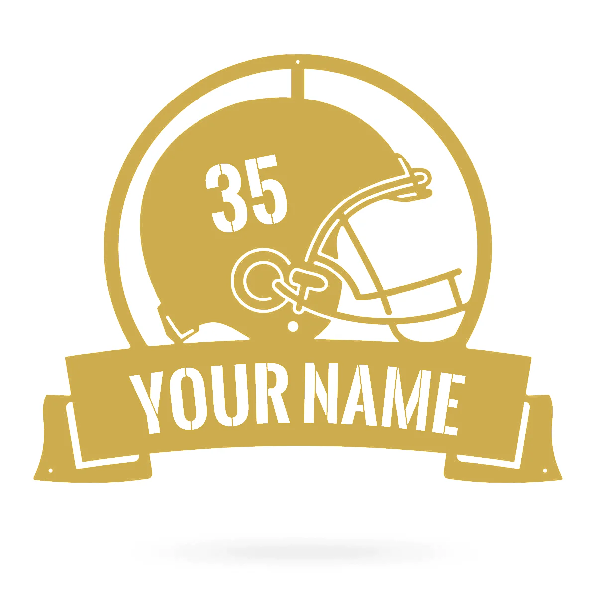 Football Helmet Monogram - Image 7