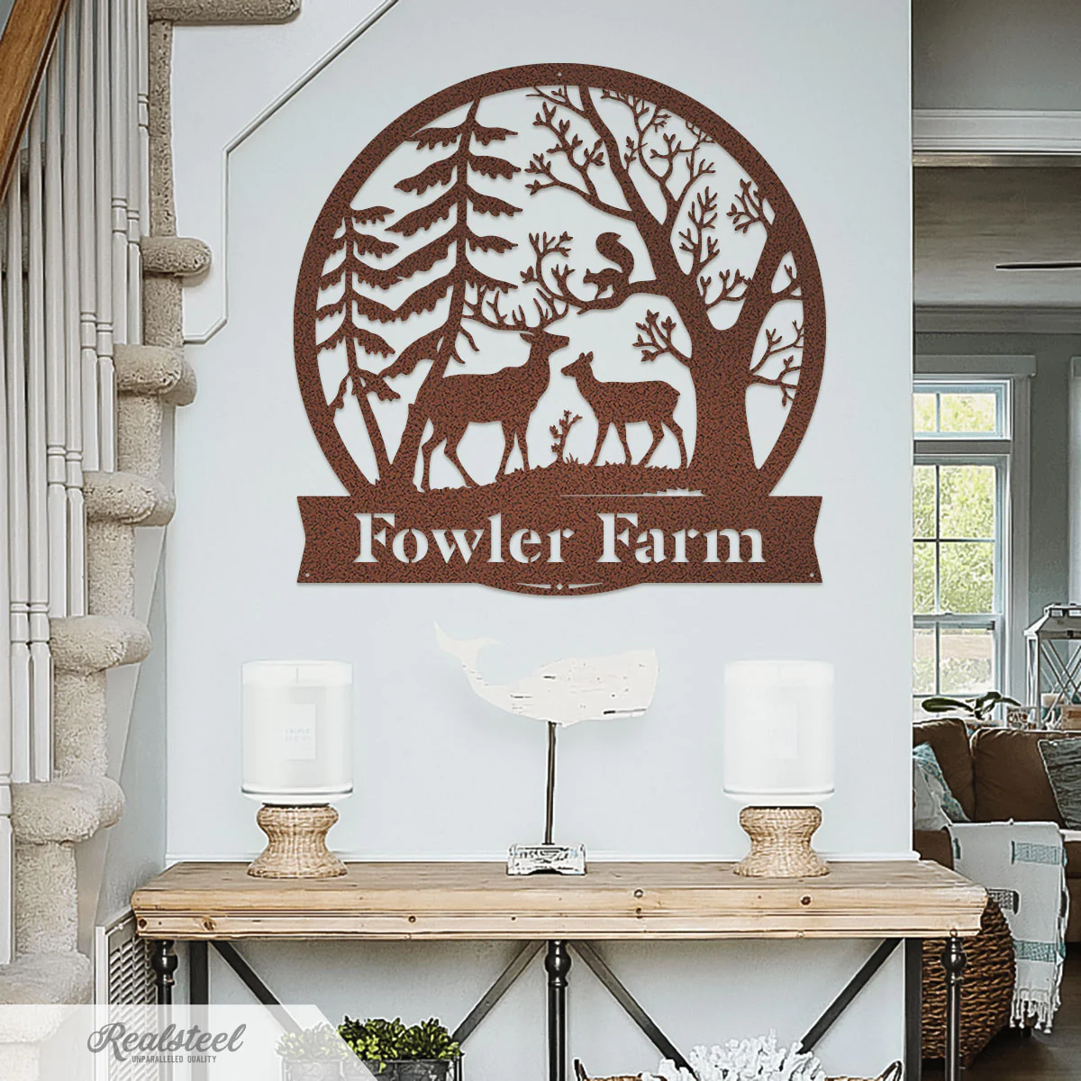 Forest Deer Monogram