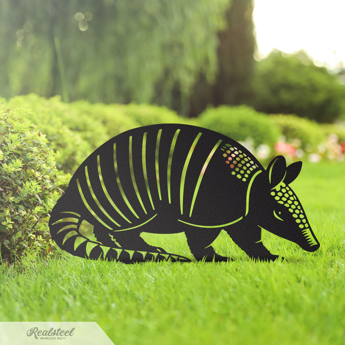 Garden Art - Armadillo Family 3 Pack