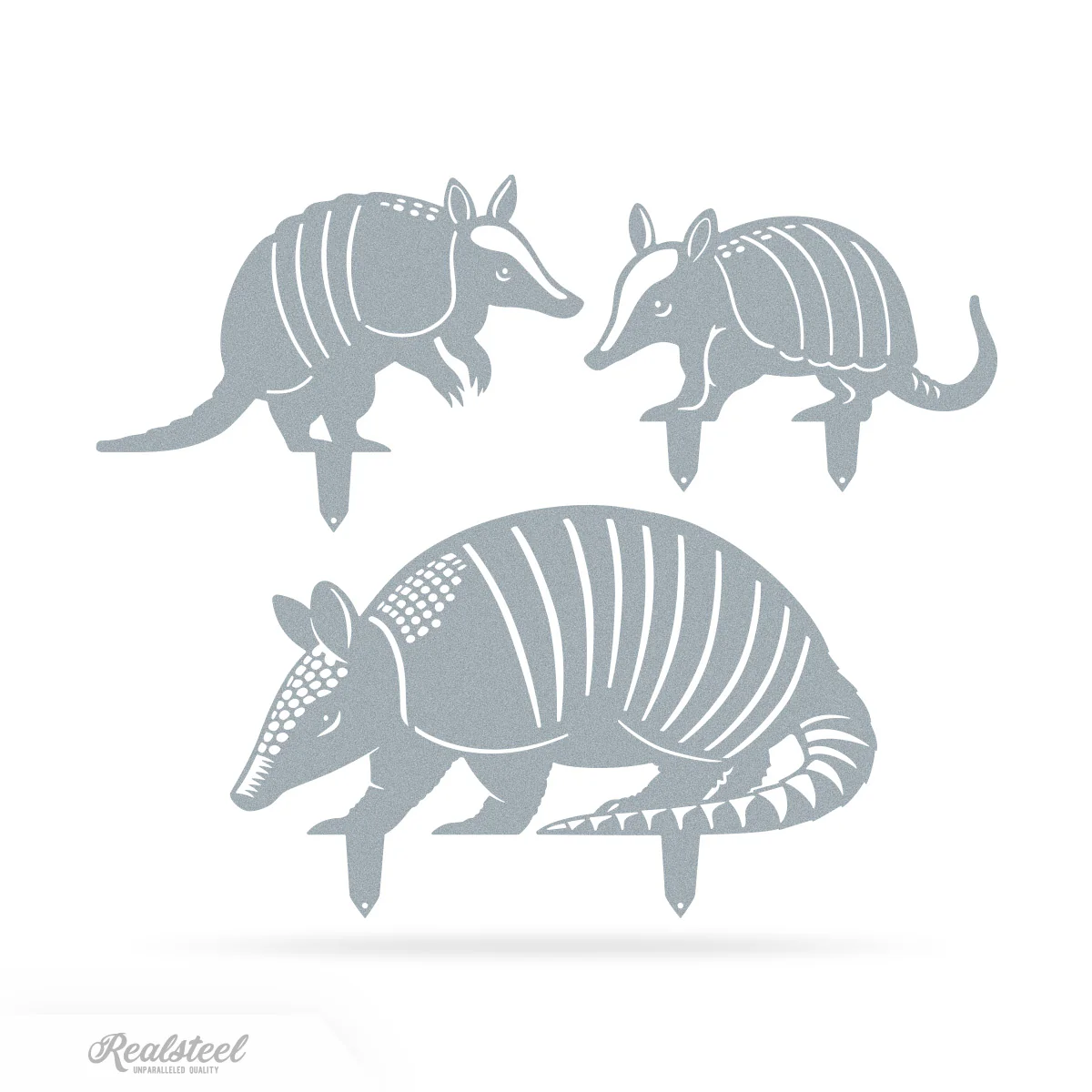 Garden Art - Armadillo Family 3 Pack - Image 6