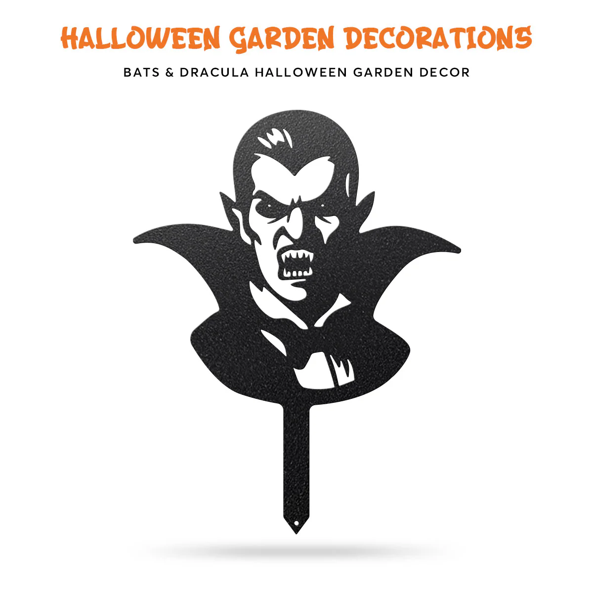 Garden Art - Bats & Dracula Halloween Garden Decor - Image 7