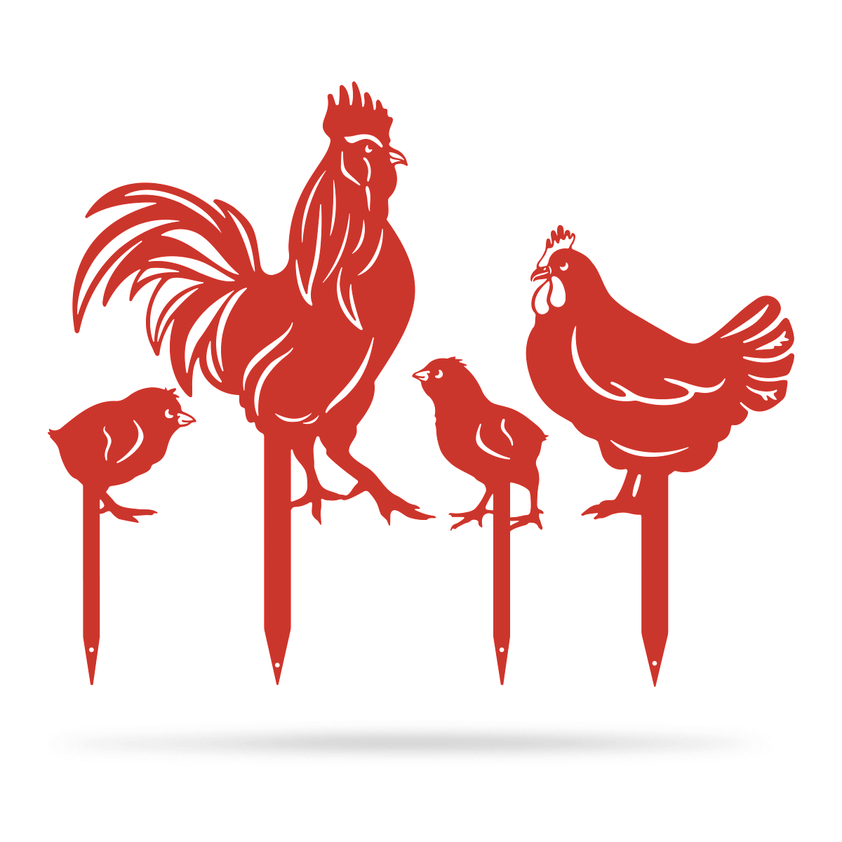 Garden Art - Chickens 4 Pack - Image 2
