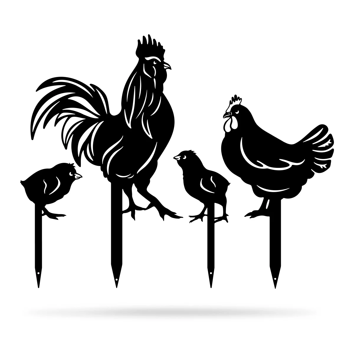 Garden Art - Chickens 4 Pack - Image 3